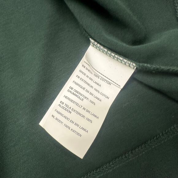 Untuckit Pine Green Mens XL Blank 3-Button Placket Casual Long Sleeve Polo Shirt - Picture 5 of 8